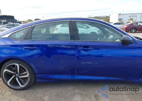 2021 Honda Accord Sport из США, поврежденный, VIN 1HGCV1F37MA008622